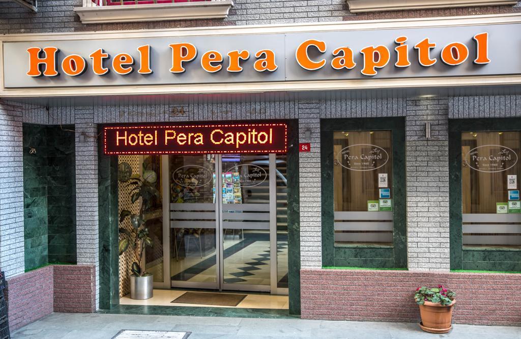 Hotel Pera Capitol Istambul Exterior foto